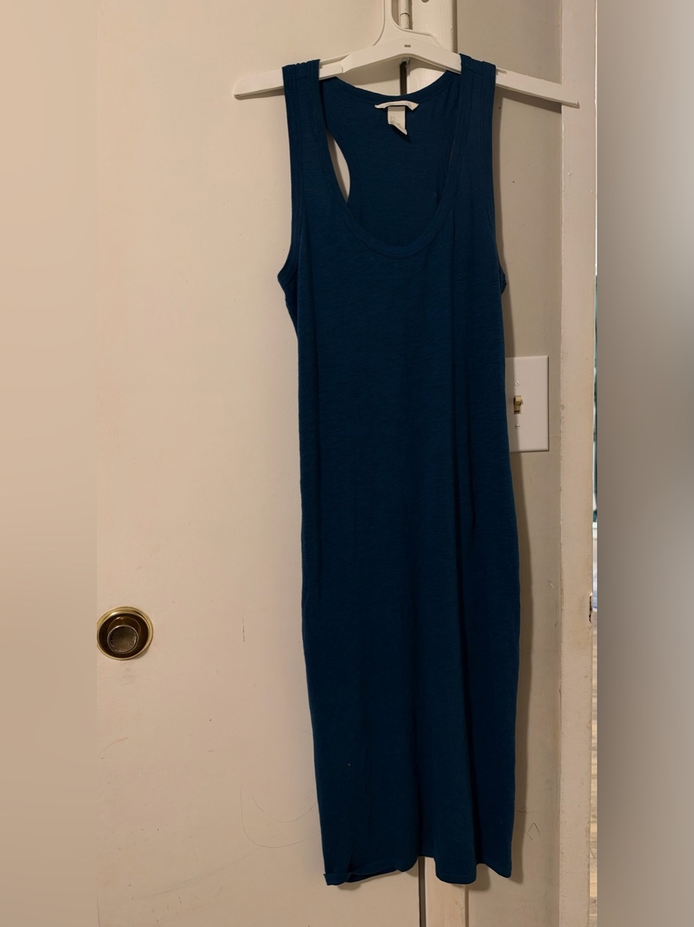 H&M Deep Teal Sleeveless Maxi Dress